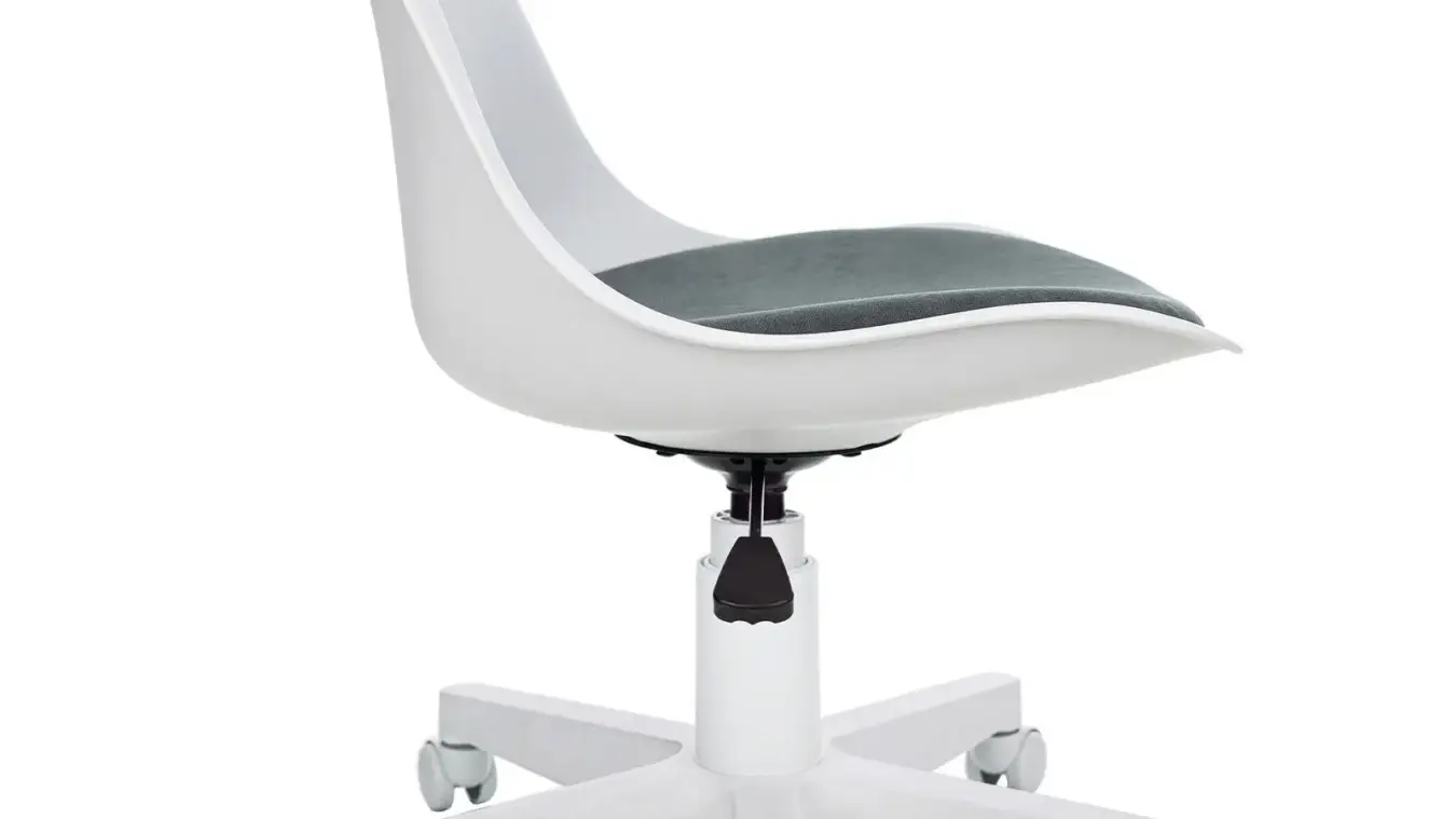 Кресло Askona Lum, цвет белый+серый картинка - 5 - большое изображение